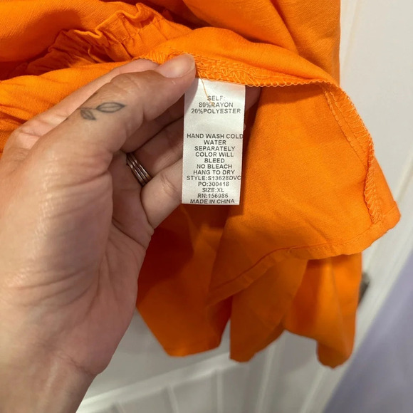 Idem Ditto | Bow Tie Tiered Mini Dress | Size: XL - Picture 6 of 9